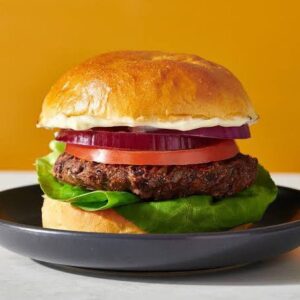 Spicy veg. burger