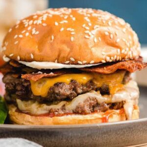 Loaded cheese burger