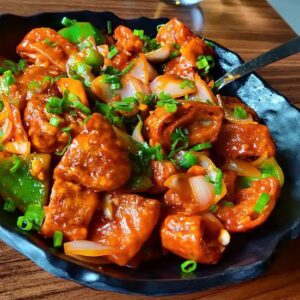 chilli soya chaap (half)
